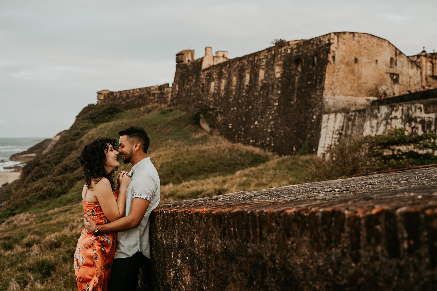 Old San Juan Engagement Session by Puerto Rico Wedding Photographer