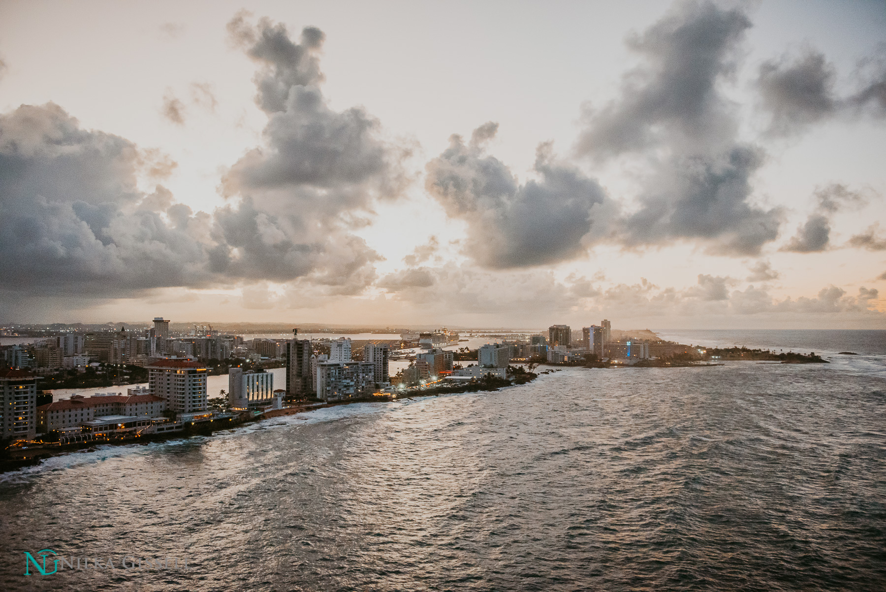 View of Puerto Rico From the Sky