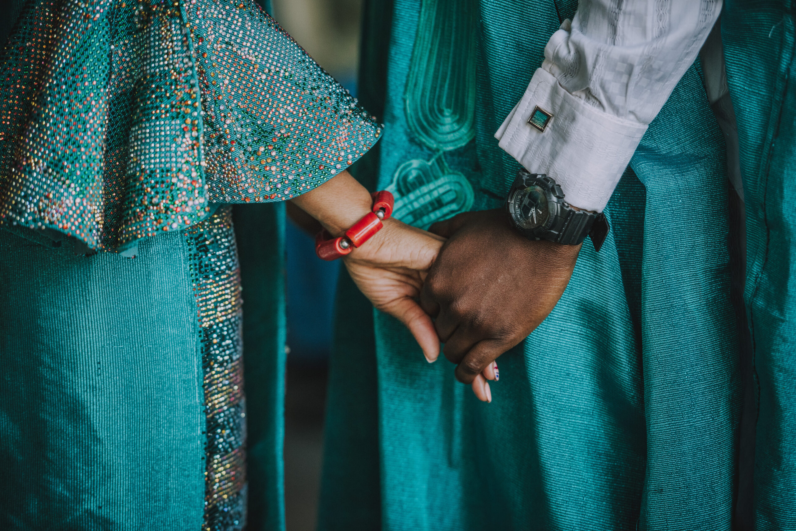 Couple celebrates vibrant Yoruba wedding ceremony at Salon Atlantiko, La Concha Resort.