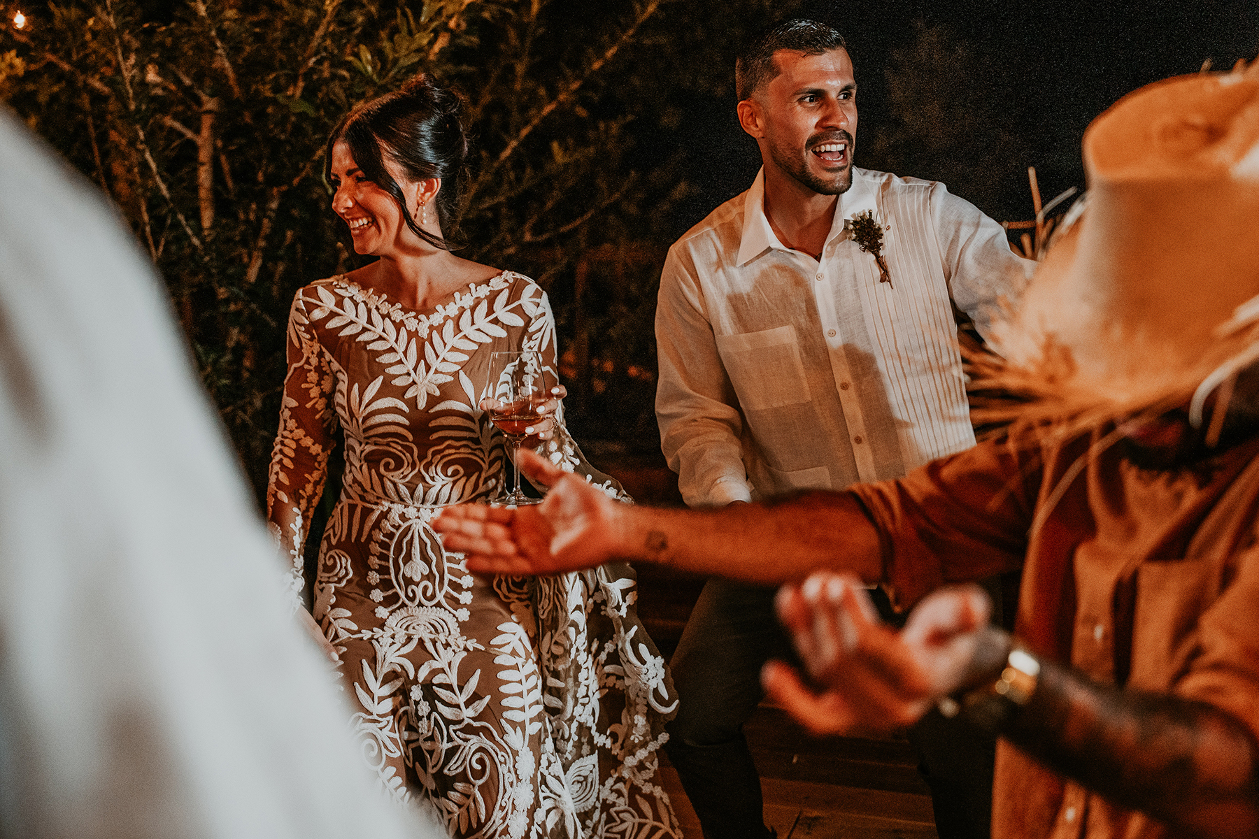 Couple dancing at El Pretexto and Unique wedding venue in Puerto Rico