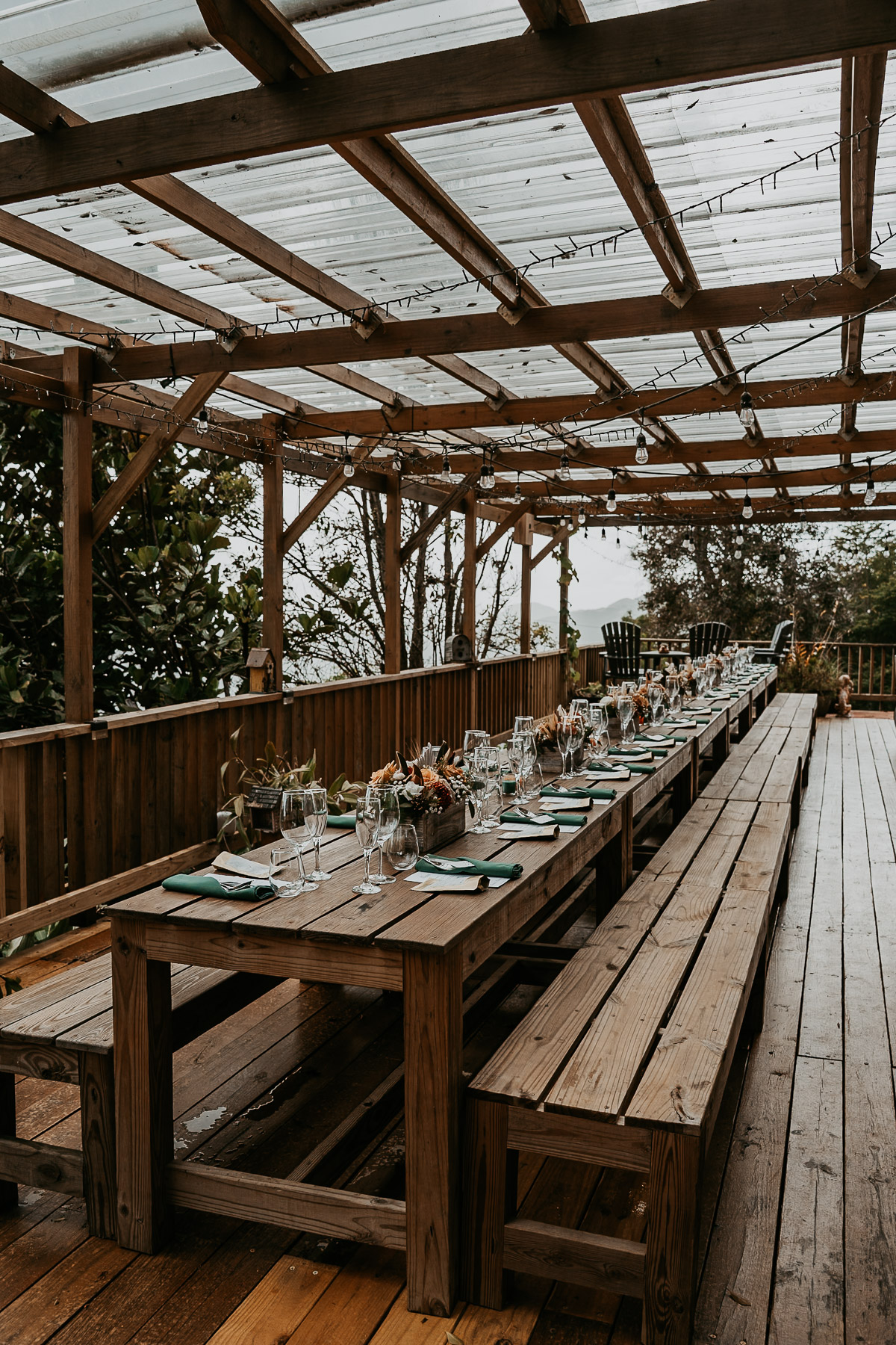 Farm-to-table wedding dinner at El Pretexto Puerto Rico long table experience”
