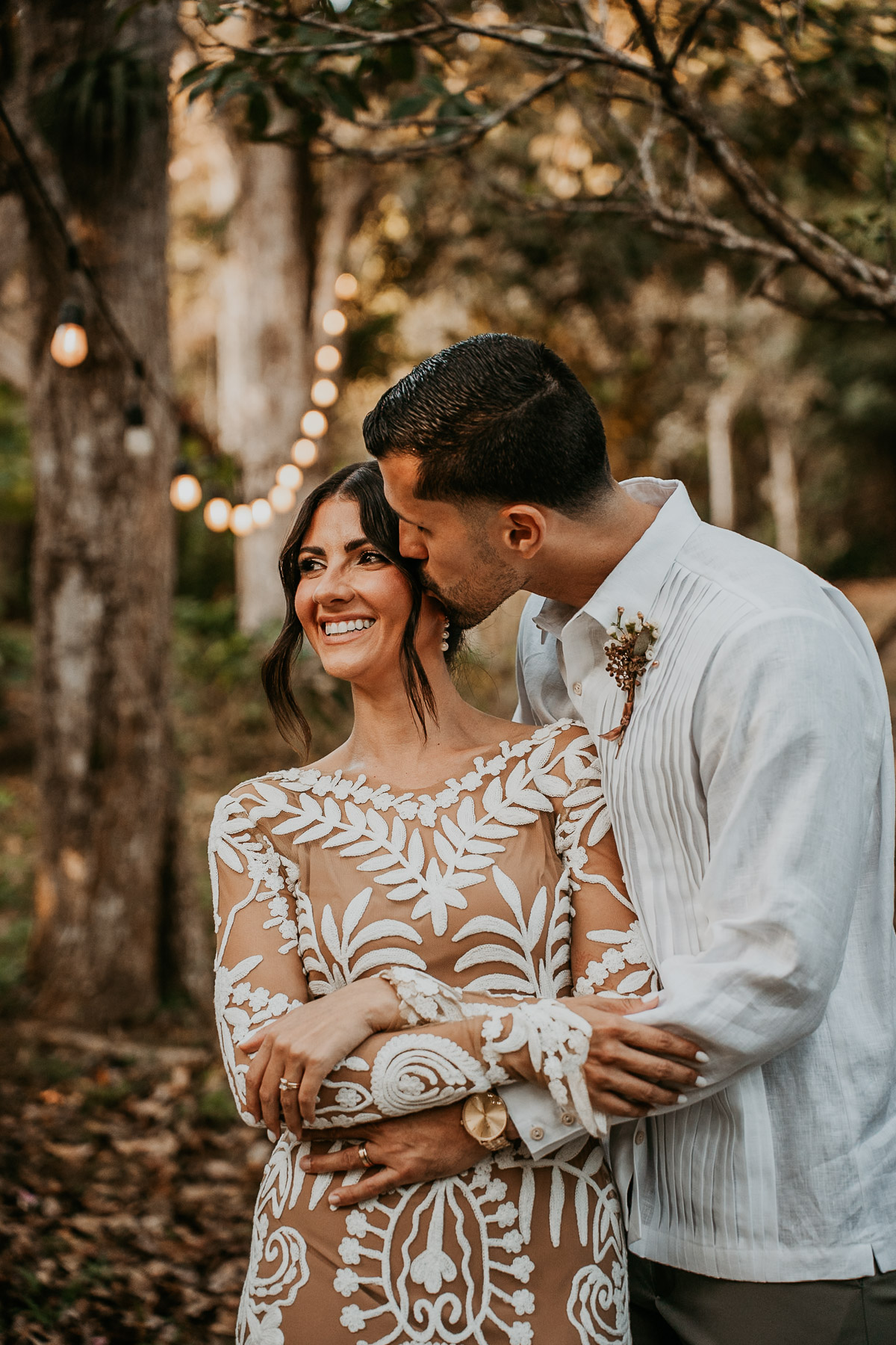 Authentic wedding photography capturing couple’s natural connection and humor