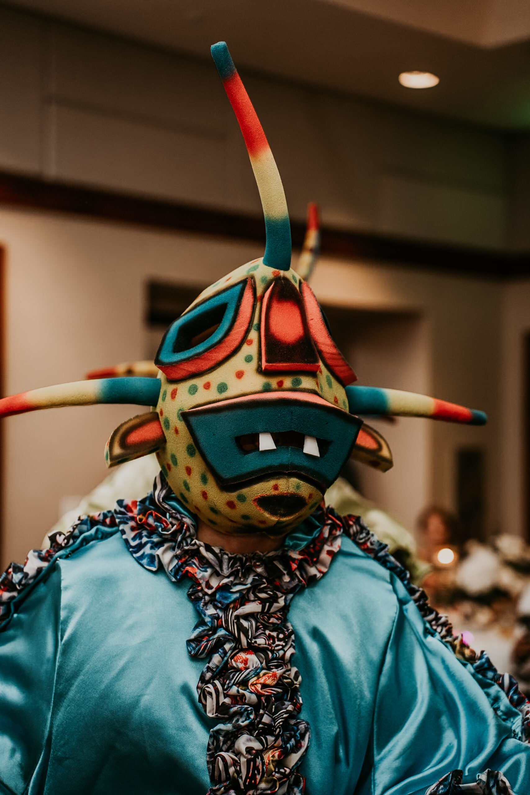 Vegigante at Salon del Mar during a fun pleneros dancing