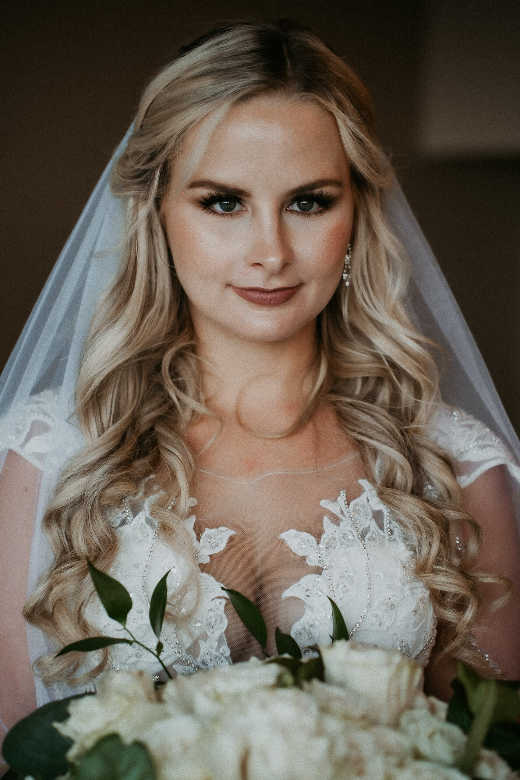 Bride portrait at Courtyard Marriot