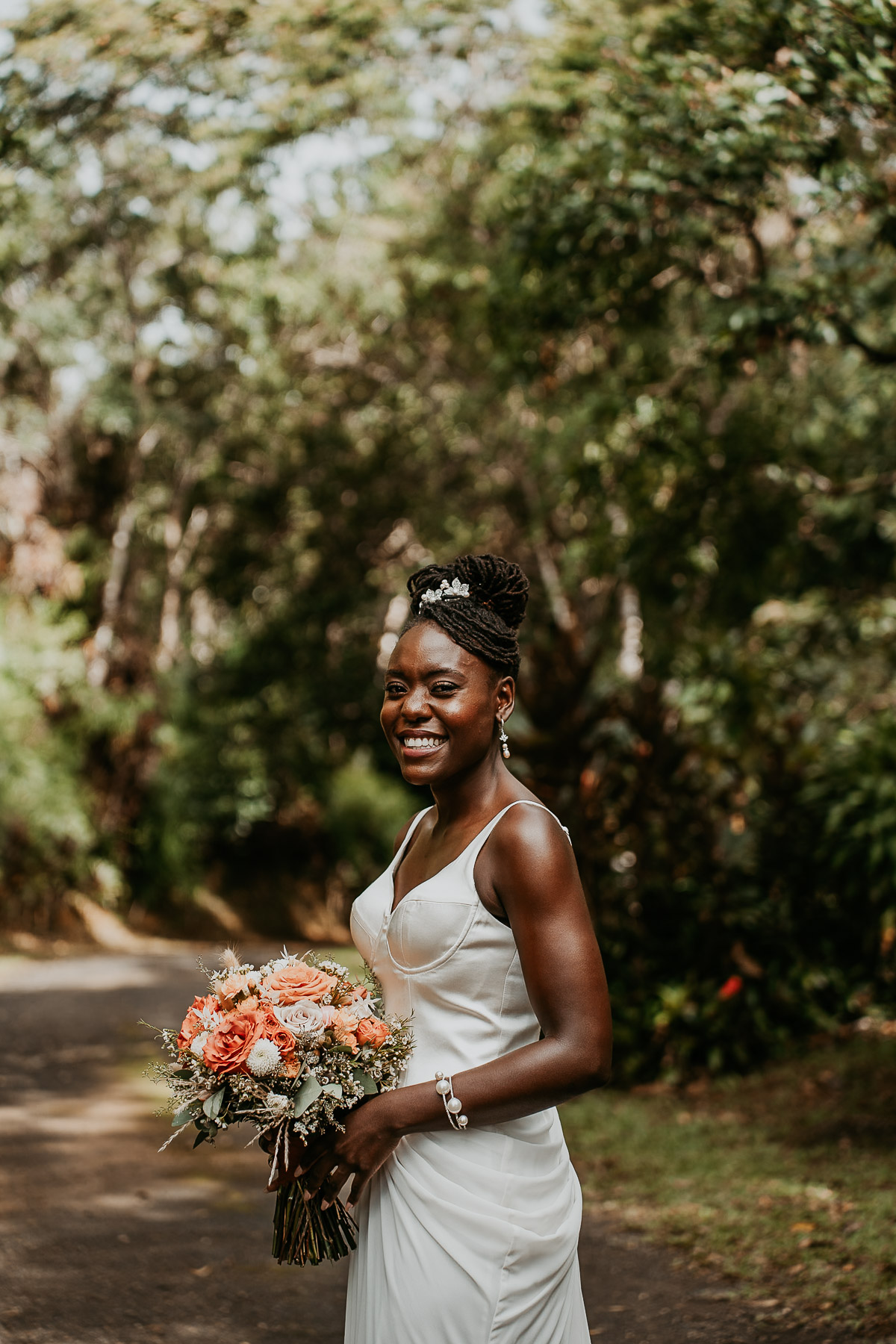 Bride portrait during Puerto Rico Micro Wedding.