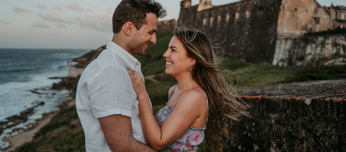 A Dreamy Old San Juan Proposal with Beach Vibes