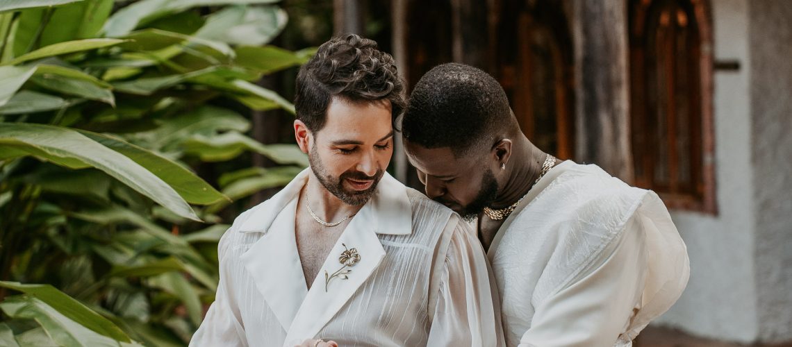 A Stylish LGBTQ+ Destination Wedding at Hacienda Siesta Alegre in Puerto Rico