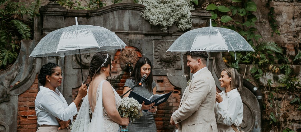 Rainy Day Wedding at Museo Casa Blanca in Old San Juan