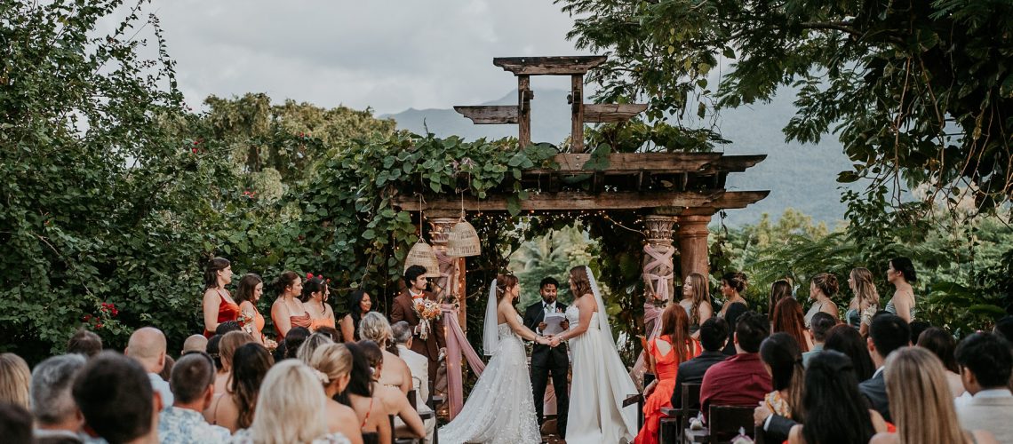 Lesbian Wedding at Hacienda Siesta Alegre, Puerto Rico