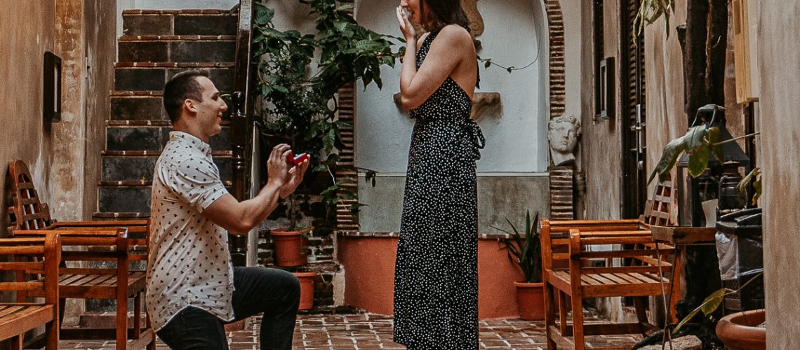 Puerto Rico Proposal Photographer at Old San Juan